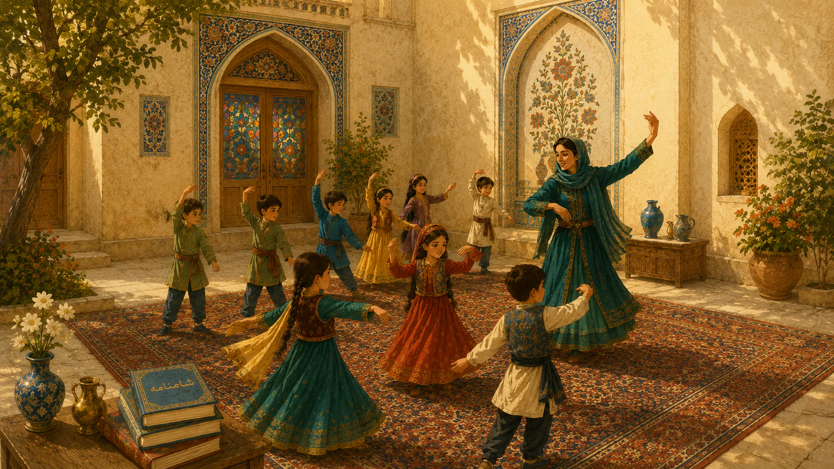 Tanz class at Simorgh Kids