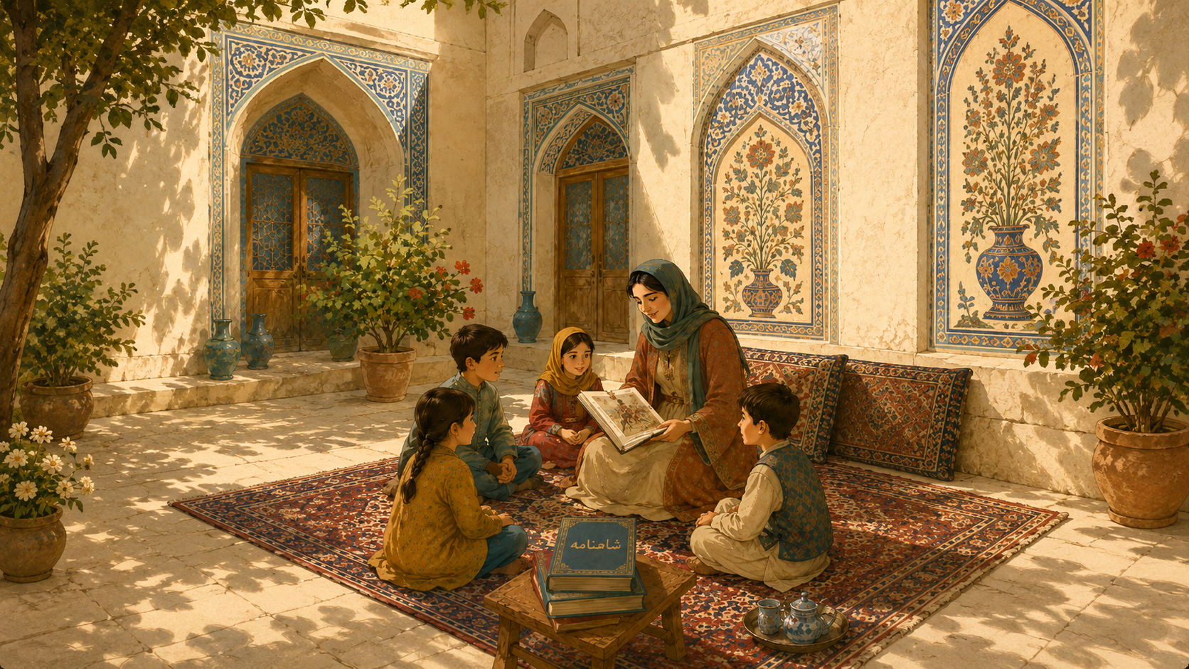 Shahname class at Simorgh Kid